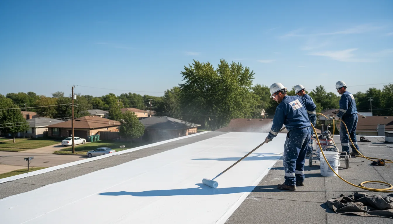 Commercial roof coating in Lansing, OH near me